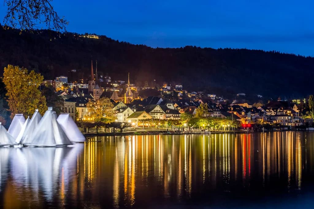 Zug city night
